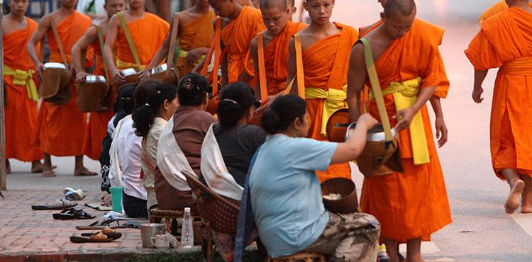 the picturesque town of Luang Prabang