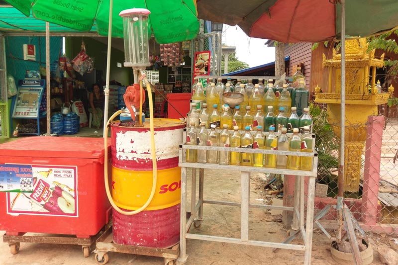 Gas station cambodia holidays