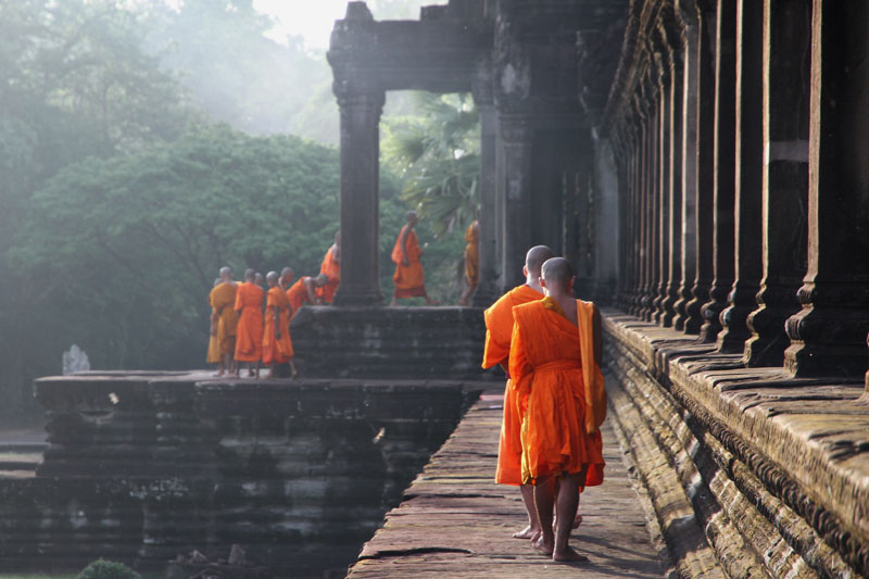 Monk cambodia travel