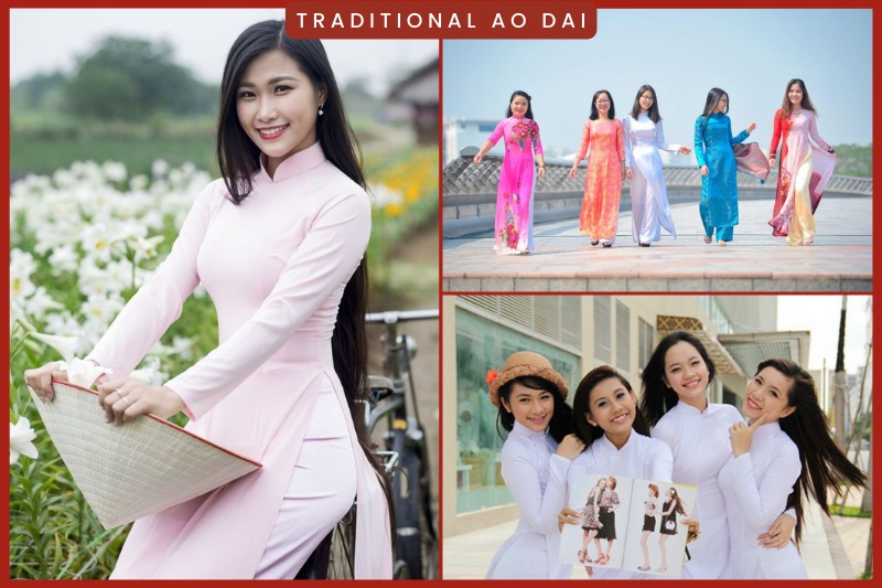 The traditional Vietnamese dress: Ao Dai- a symbol of the beauty of Vietnam
