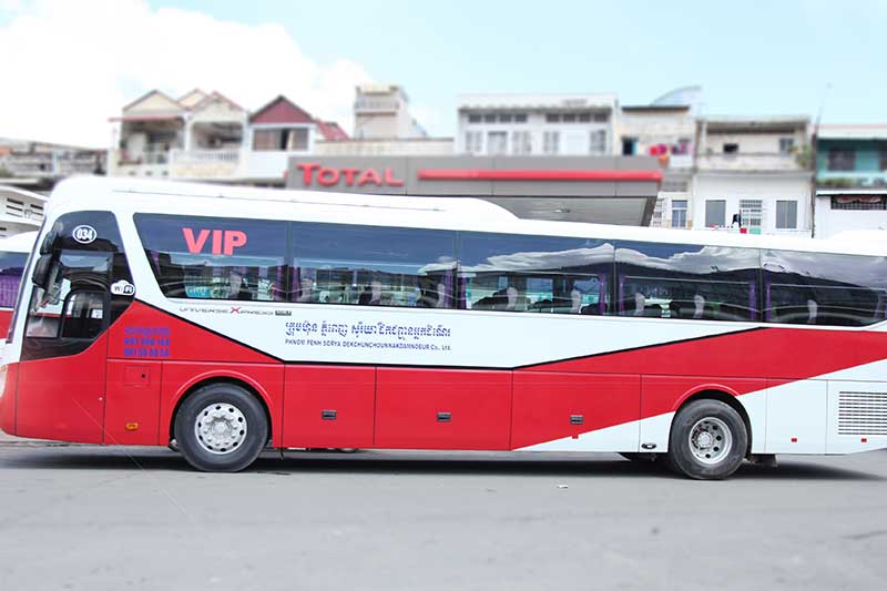 Shutter bus in Cambodia