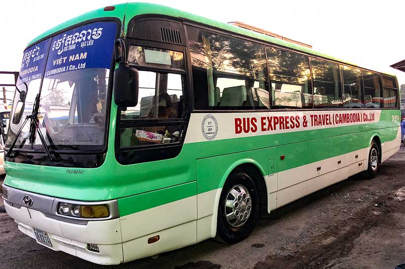 National Bus in Cambodia