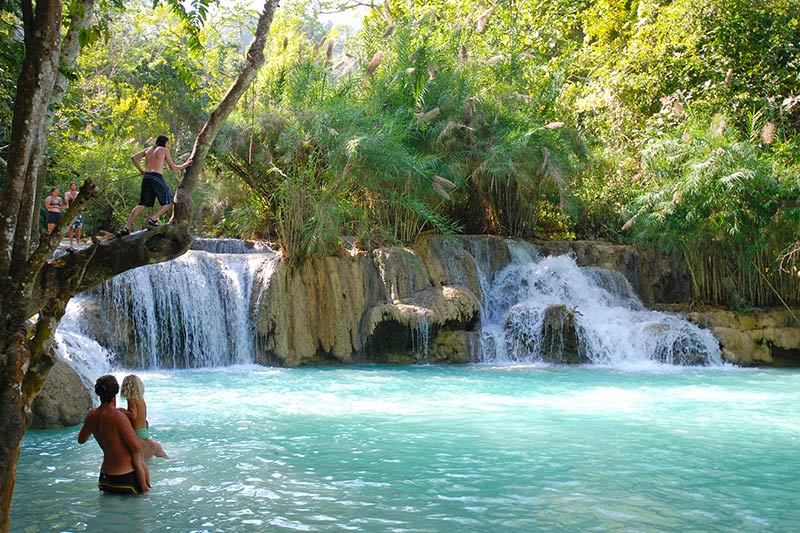 Discover Laos - Kuang Si Water Fall