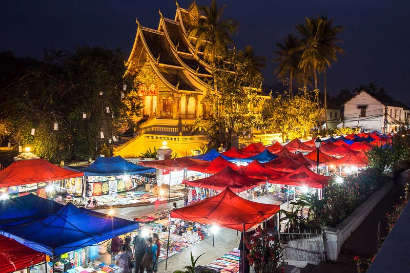 Laos Luxury Tours - Luang Prabang Night Market