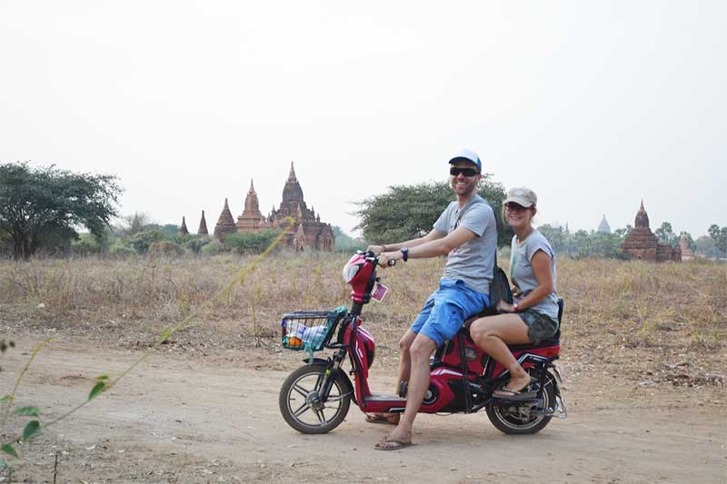 Bike in Bagan