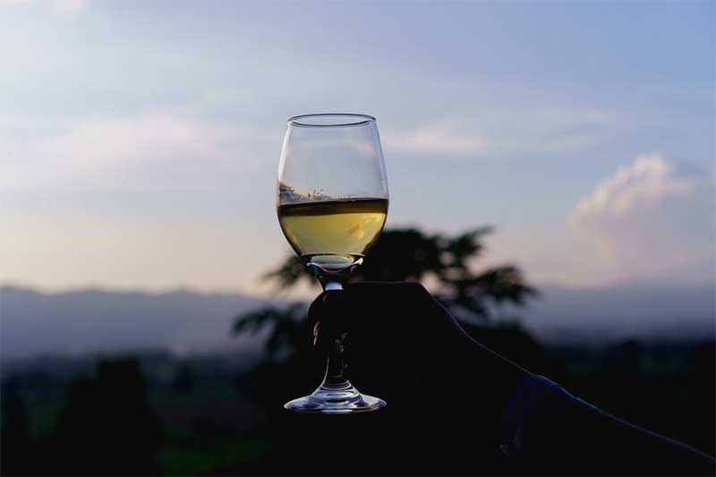Enjoy wine in Inle Lake, Myanmar