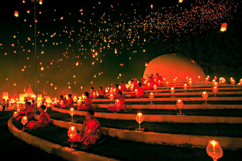 Yee Peng Festival, ChiangMai Thailand