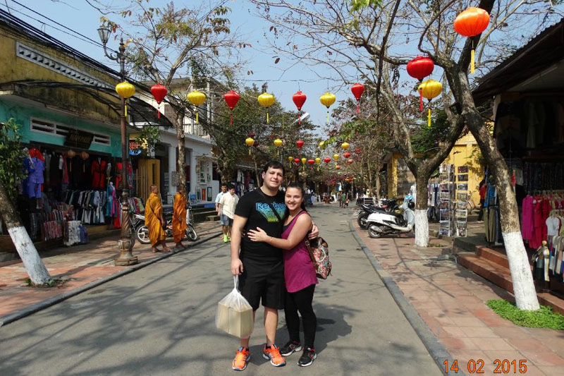 Vietnam Holidays in Hoian street
