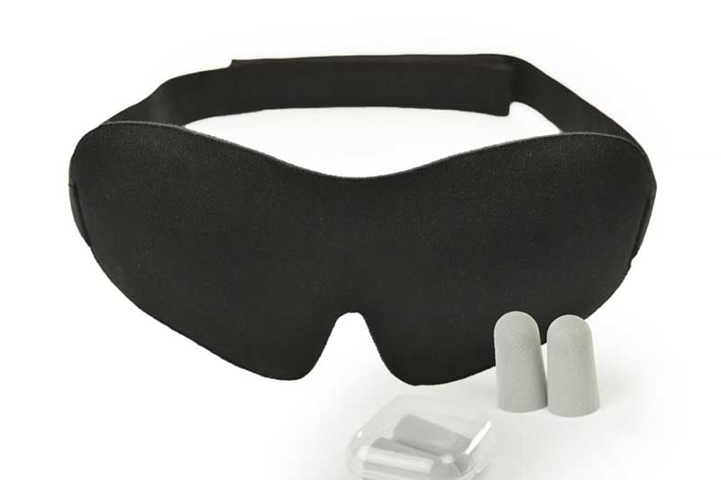 Earplugs and Sleep Mask