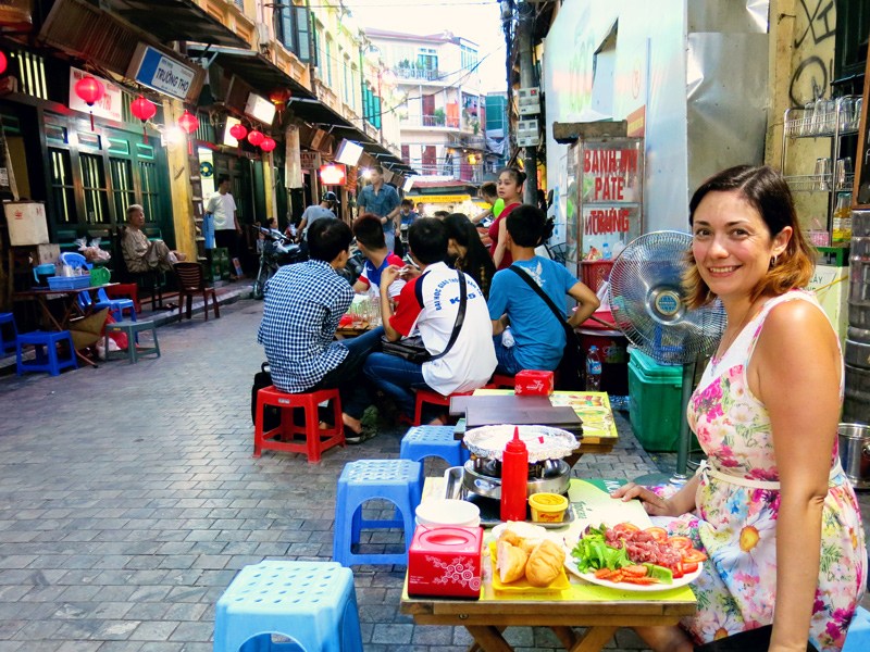 street food in Hanoi
