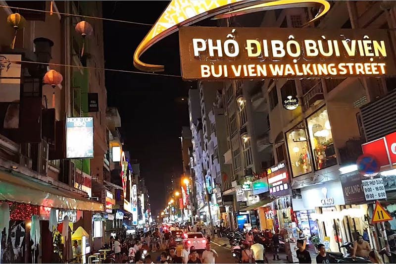 Vietnam Hodays in Bui Vien street