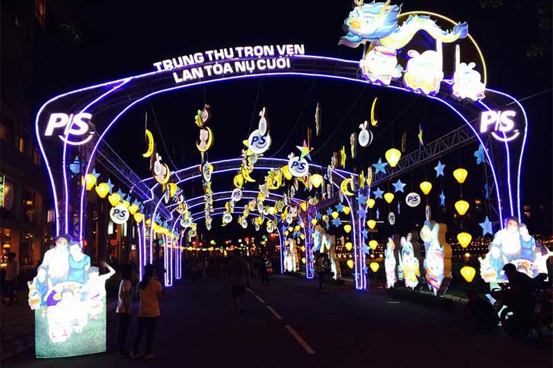 Mid Autumn Festival in HCM city, Vietnam