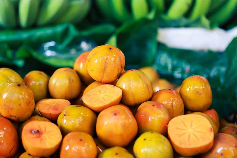 ripe persimmons 