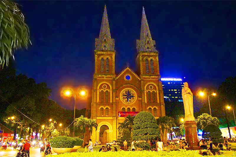 Christmas in Ho Chi Minh City, Vietnam