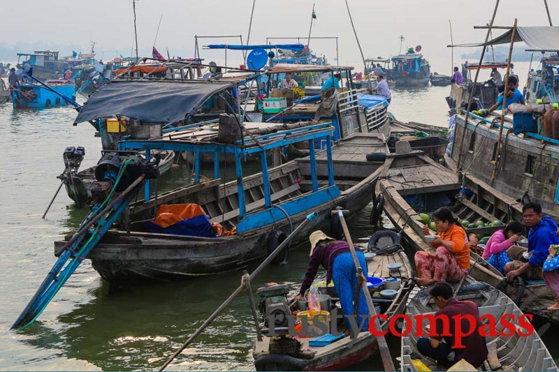 Chau Doc floating market Vietnam travel