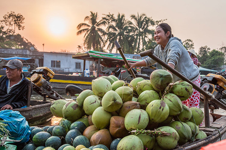 Floating Market Mekong Delta Vietnam Custom Tours