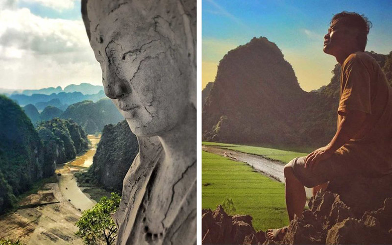 Una escena en Ninh Binh, Vietnam Viajes